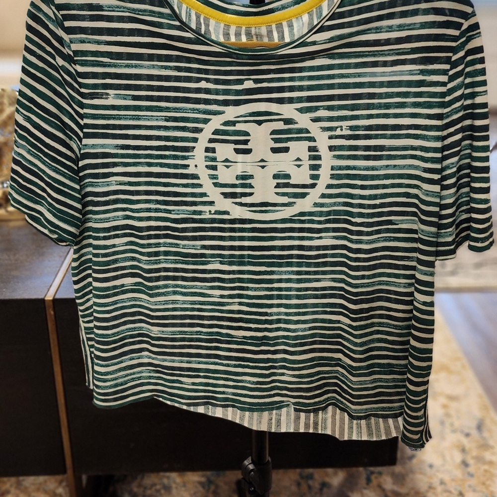 Tory Burch Tops | Tory Burch 100% Pima Cotton T Shirt Size XL